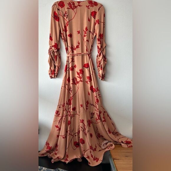 JOHANNA ORTIZ X H&M FLORAL MAXI WRAP DRESS - Picture 7 of 10